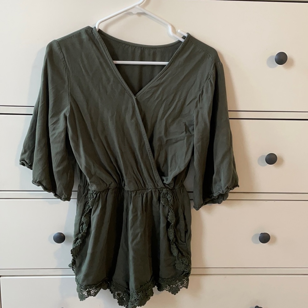 Lulus Olive Green Romper